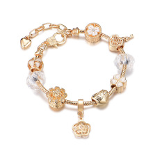 Ethnic style DIY beaded jewelry crystal bead bracelet